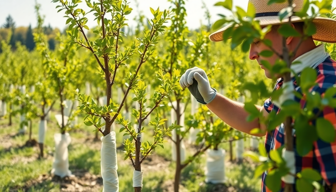Protecting Your Young Fruit Trees from Sunscald