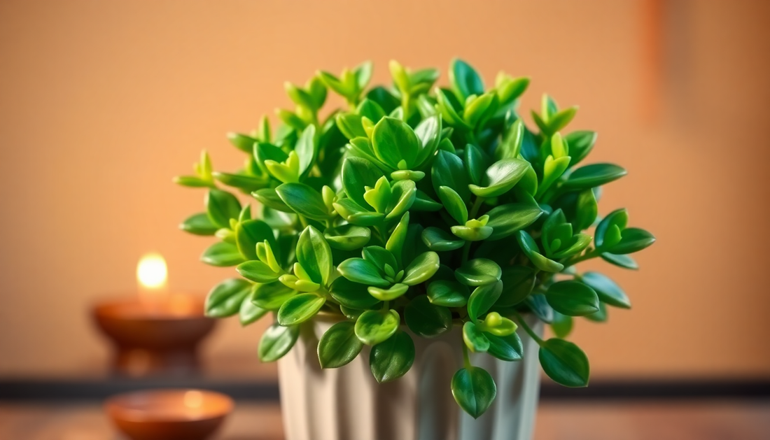Jade Plant in Ceramic Pot: A Meaningful Diwali Gift from Idyl Bangalore