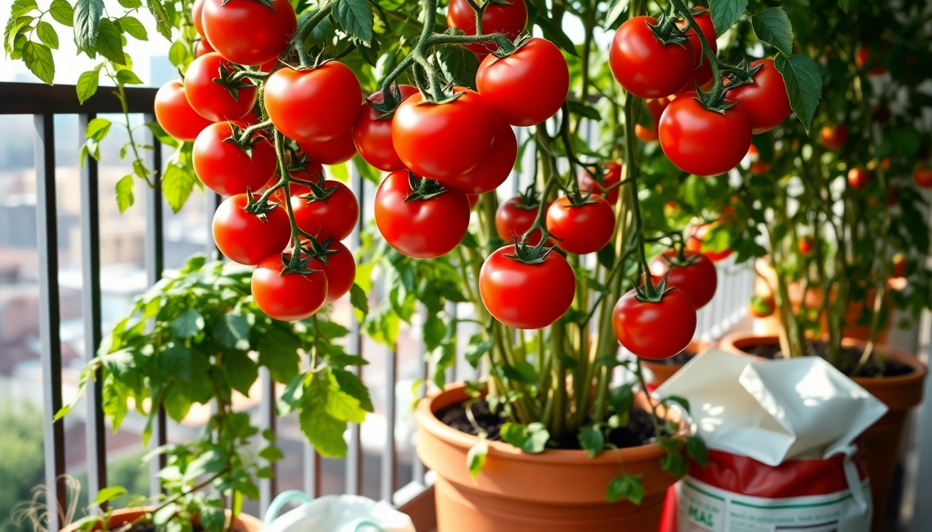 Grow Juicy Tomatoes on Your Balcony with These Organic Fertilizers
