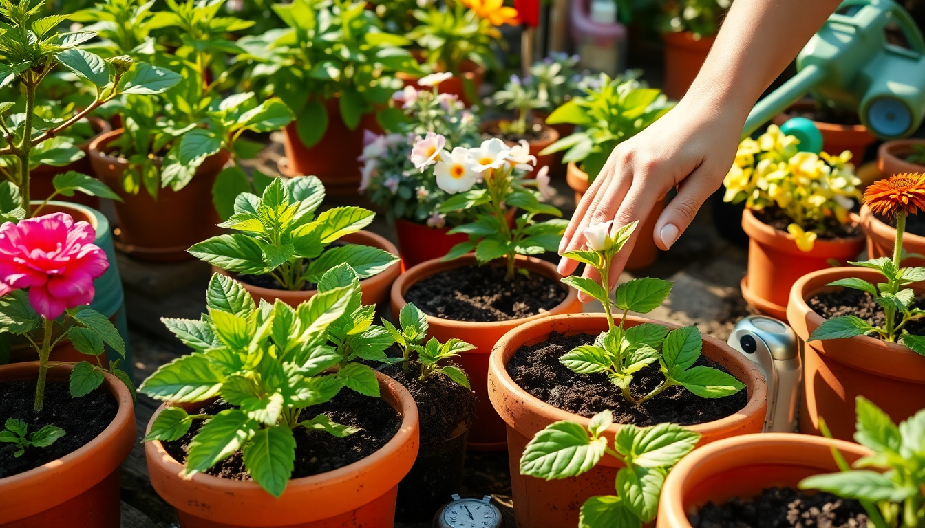 Keeping Your Potted Flowers Thriving: Tips to Prevent Soil Drying