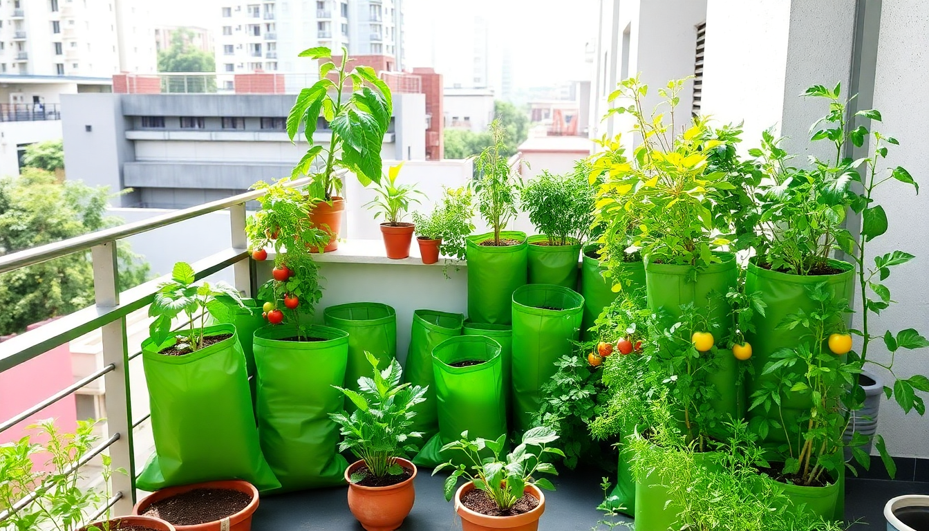 Terrace Gardening with Grow Bags: HSR Layout Edition