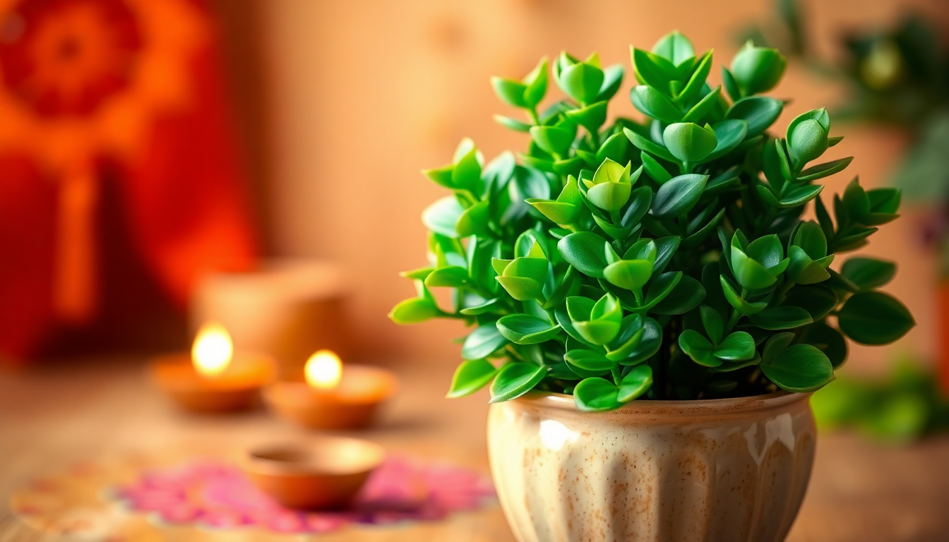 Gift a Jade Plant in Ceramic Pot This Diwali – Symbol of Luck and Prosperity