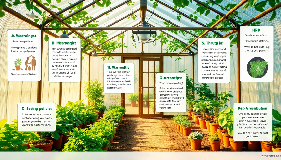 Avoiding Common Greenhouse Setup Mistakes: A Guide to Successful Plant Cultivation