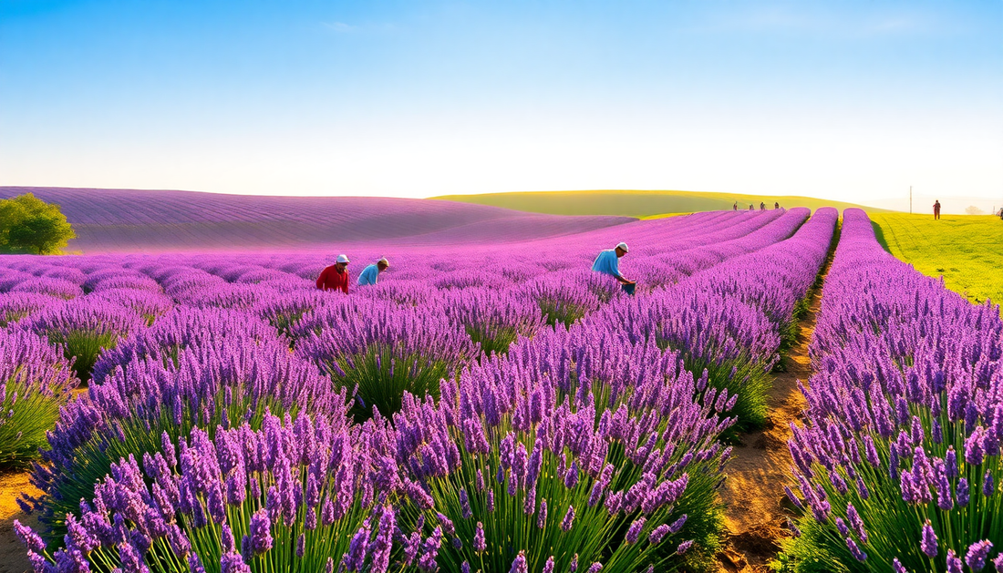 Cultivating Lavender's Fragrant Charm in Sarjapur's Sunny Climes