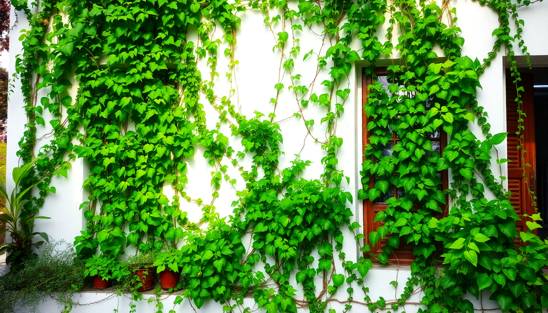 Transforming Your Sarjapur Road Balcony with Idyl's Climbing Plants: A Natural Wall Covering Solution