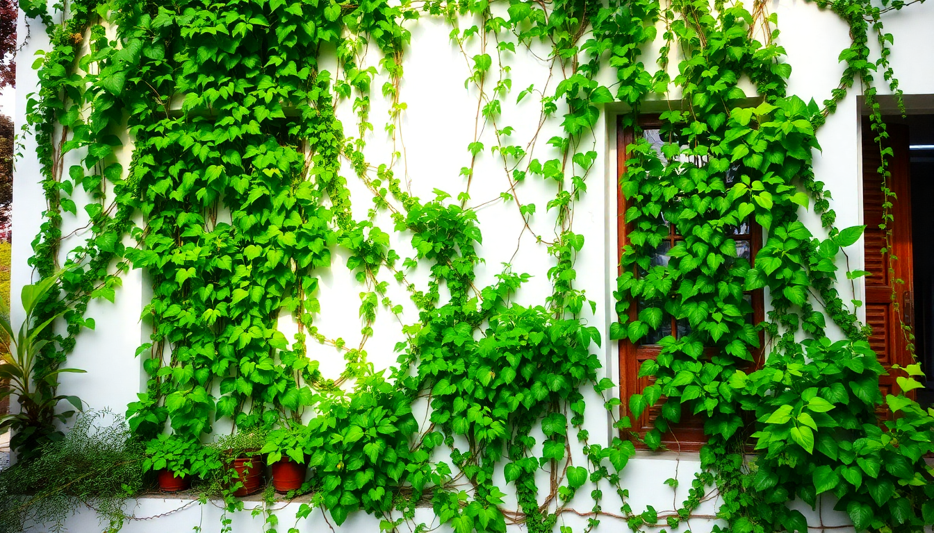 Transforming Your Sarjapur Road Balcony with Idyl's Climbing Plants: A Natural Wall Covering Solution