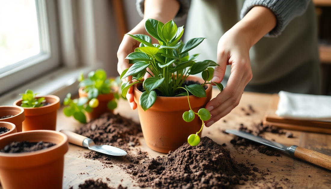 How to Repot Your Plants into Terracotta Planters – HSR Layout Step-by-Step