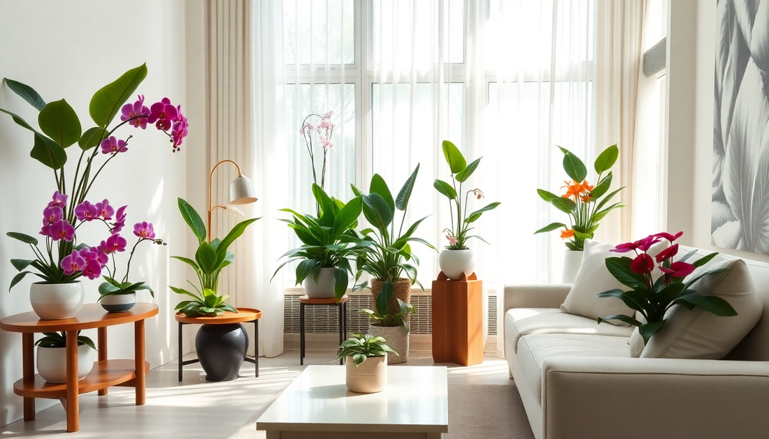 Elevate Your Living Room with These Stunning Indoor Flowering Plants