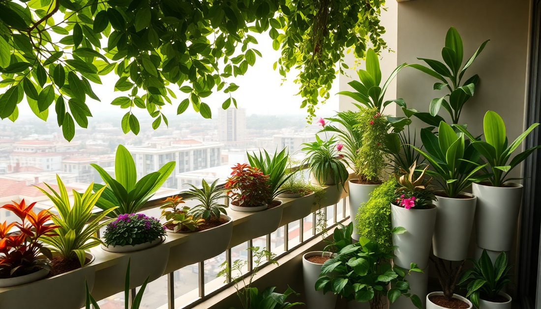 Elevate Your Balcony Oasis: The Best Plants for High-Rise Apartment Gardens in Sarjapur