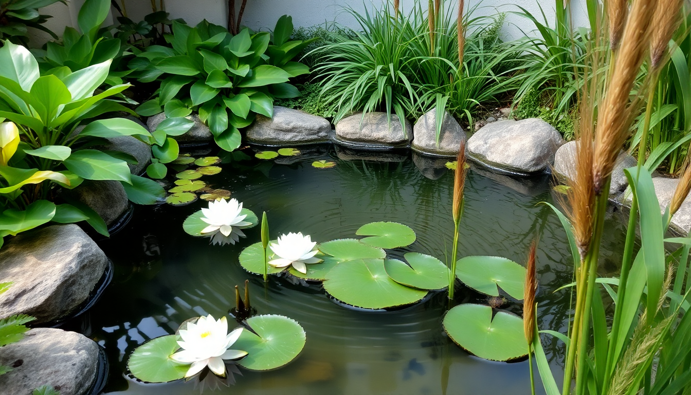 Bring the Tranquility of a Water Garden to Your HSR Layout Home with Idyl's Aquatic Greenery