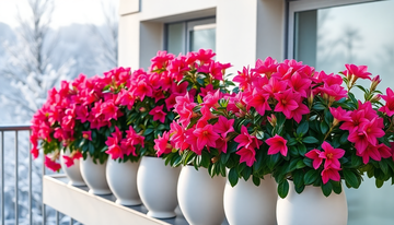 Embrace the Vibrant Hues of Winter: Top Azalea Picks for Your HSR Layout Balcony
