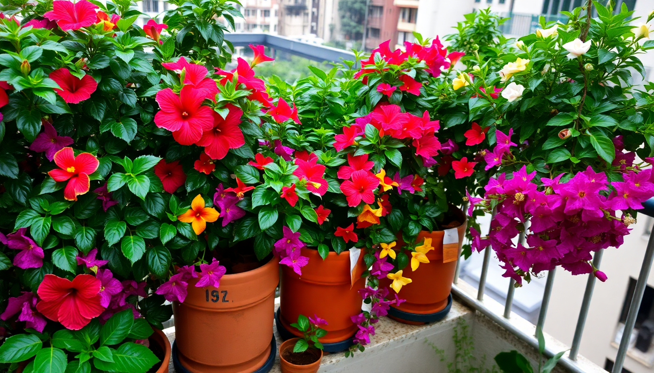 Monsoon-Flowering Plants to Add Colour to Your Balcony in HSR Layout