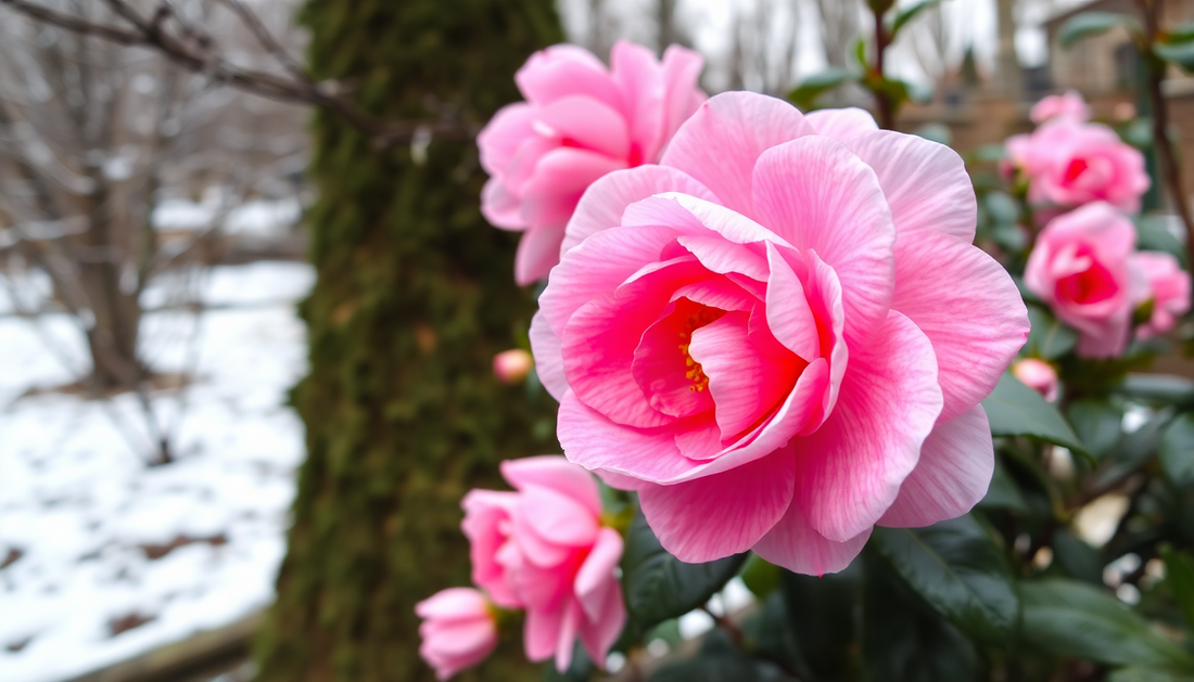 Frost-Proof Camelia Japonica for Winter Color in HSR Layout