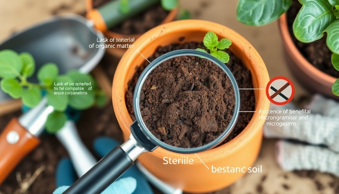 Signs Your Potting Soil Is Too Sterile