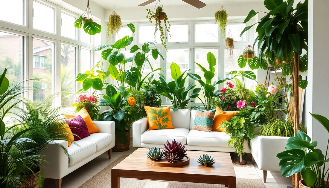 Bring the Outdoors In: How to Use Indoor Plants for a Splash of Color