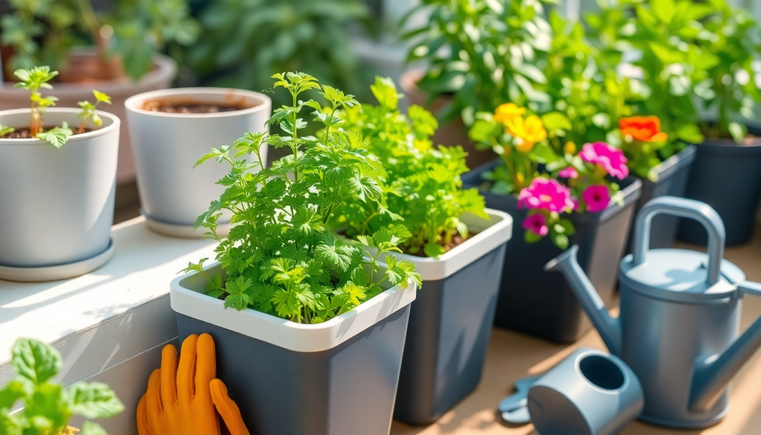 How Idyl's Plastic Pots Help New Gardeners in Sarjapur Road Start Gardening