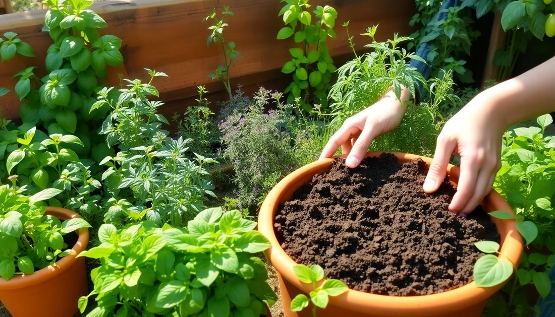 Creating the Perfect Potting Mix for Your Raised Herb Garden