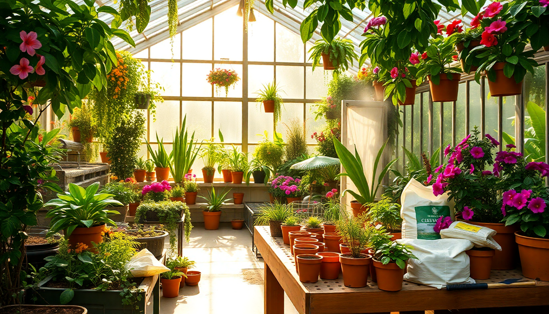 The Perfect Potting Mix for Your Small Greenhouse