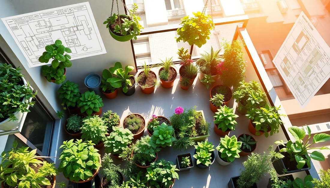 Designing a Balcony Garden Using Just Online Tools
