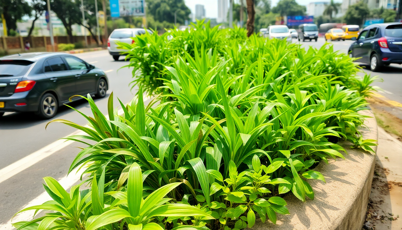 Breathe Easy: The Best Plants to Control Pollution Near Busy Roads in HSR Layout