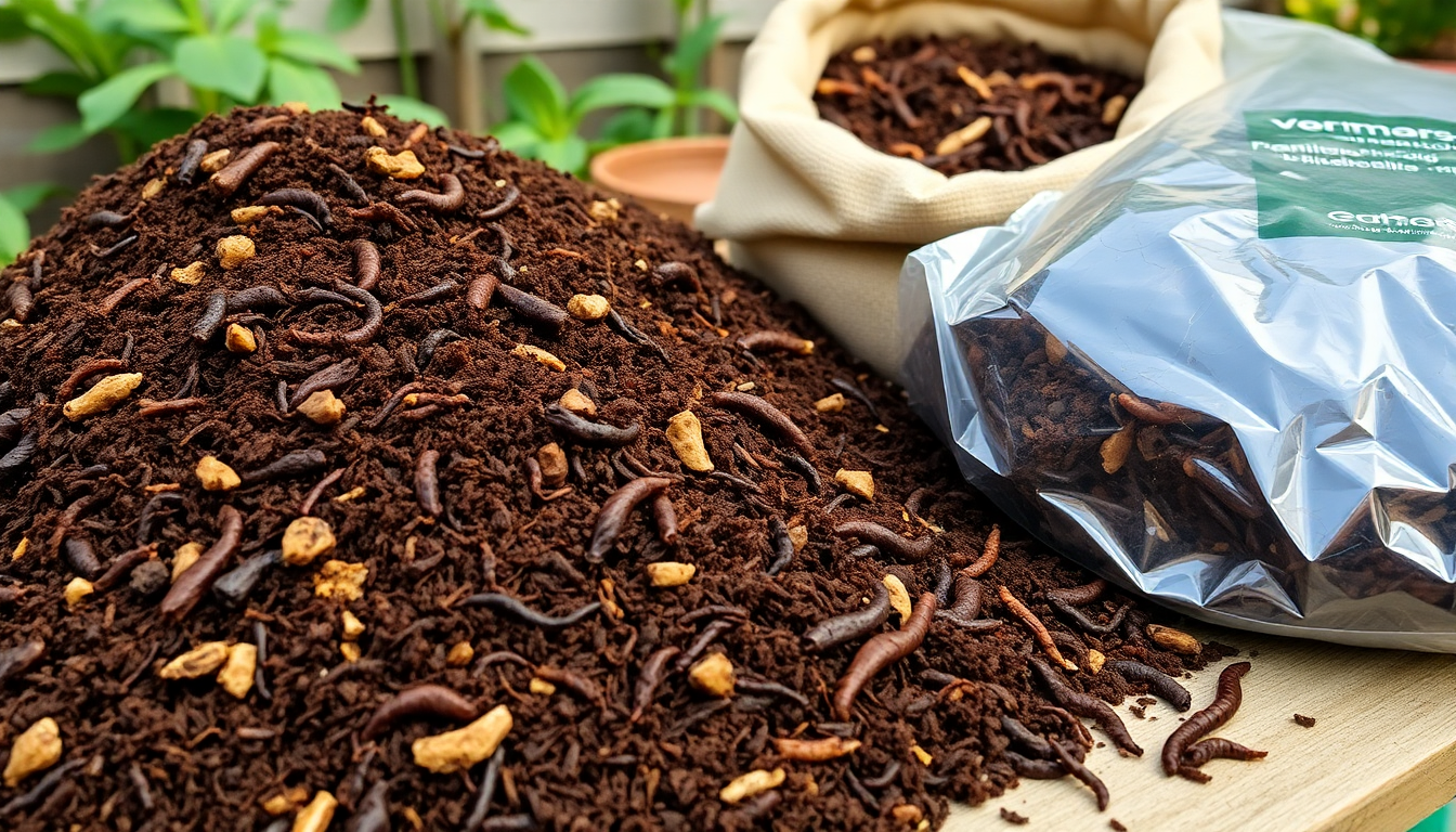 Vermicompost in Bulk and Packs – Available in HSR Layout at Idyl