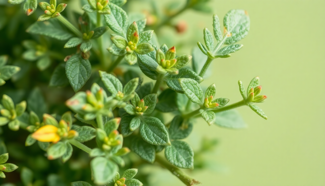Why Are My Thyme Leaves Developing Yellow Streaks?