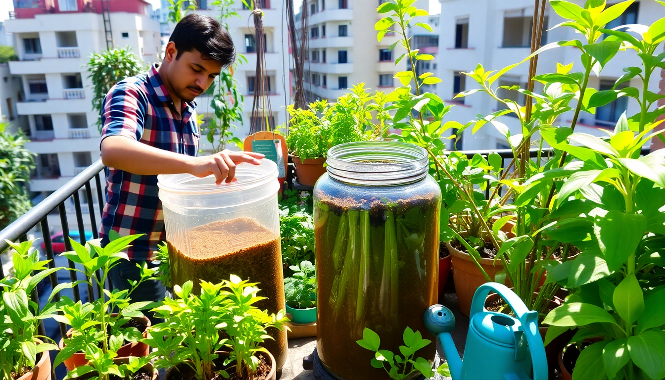 Compost Tea for Balcony Plants – How HSR Layout Gardeners Brew It