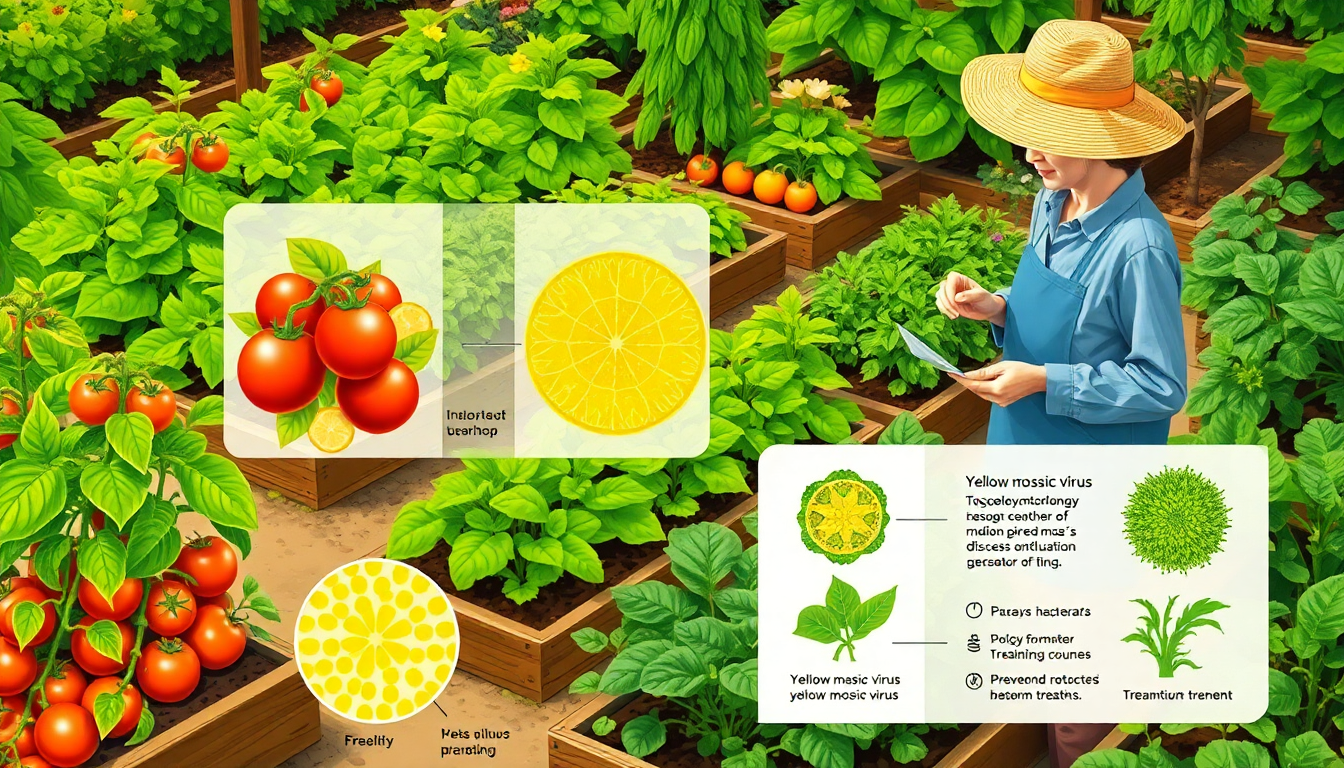 Combating Yellow Mosaic Virus: A Guide to Healthy Vegetable Gardens