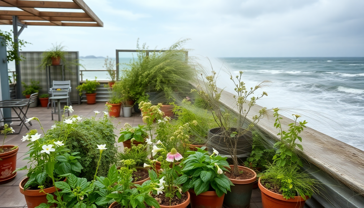 Which Plants Should You Not Grow in High Wind Terraces?