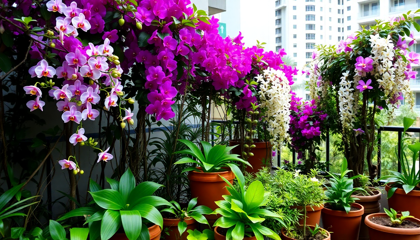 Embrace the Shade: Discover the Best Flowering Plants for Your Sarjapur Road Balcony with Idyl
