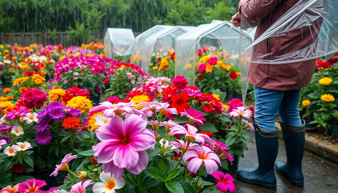 Protecting Your Flowers from Excessive Rainfall