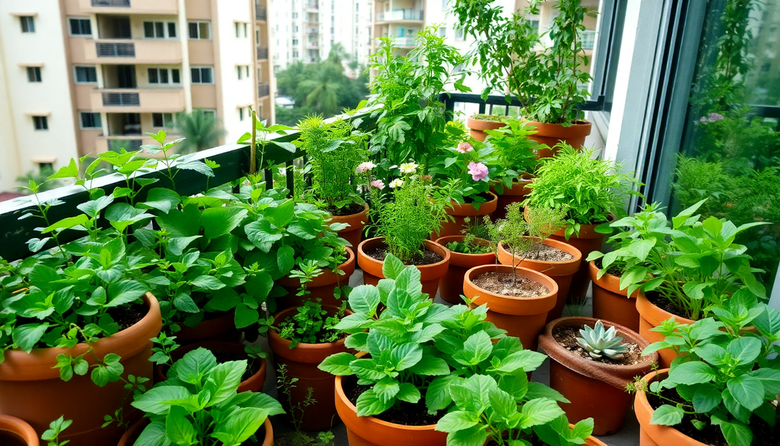 Elevate Your Balcony Oasis: The Best Plants to Grow in Clay Pots on Your HSR Layout Terrace