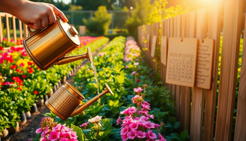 Crafting a Sustainable Watering Schedule for Your Thriving Garden