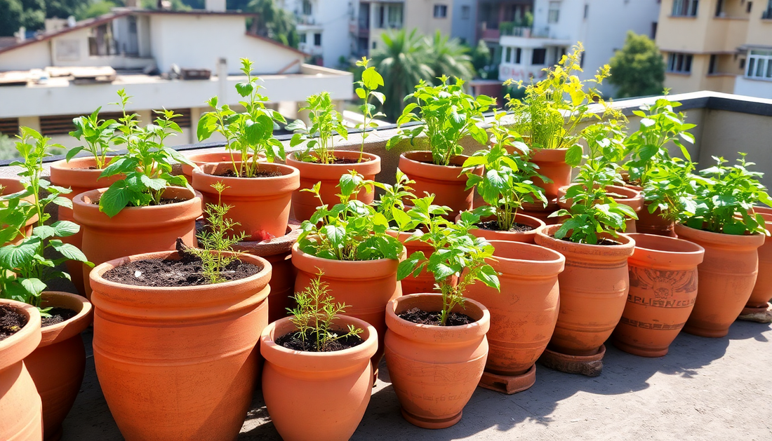 Best Clay Pots for Terrace Gardening in HSR Layout – From Idyl