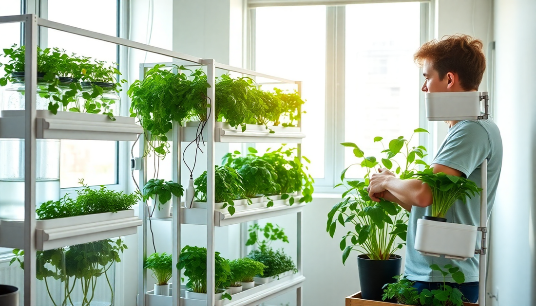 Grow Your Own Oasis: A Beginner's Guide to Hydroponic Gardening in Your 1BHK Flat