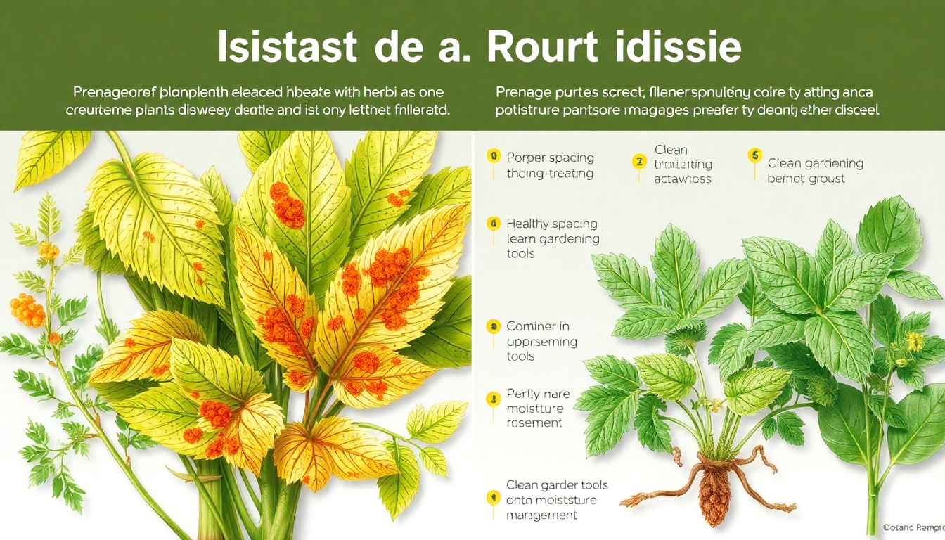 Preventing and Treating Rust Disease in Herb Plants