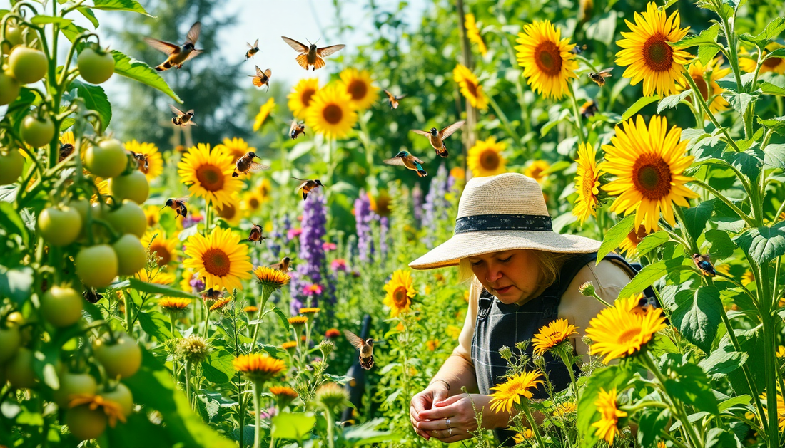 Cultivating a Pollinator-Friendly Vegetable Garden: A Guide to Attracting Nature's Helpers