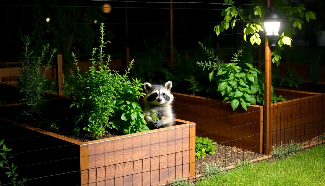 Keeping Raccoons at Bay: Protecting Your Herb Garden