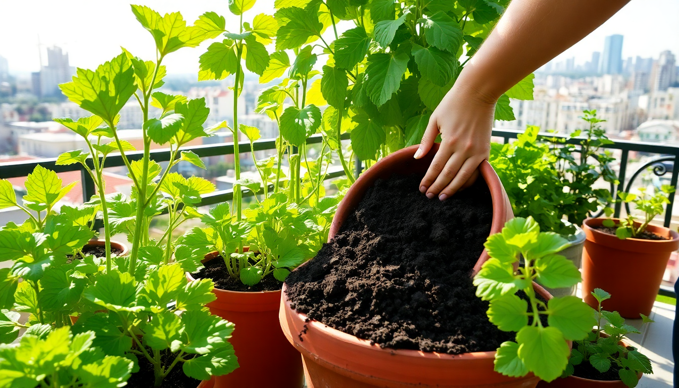 The Perfect Potting Mix for Your Balcony Vegetable Garden