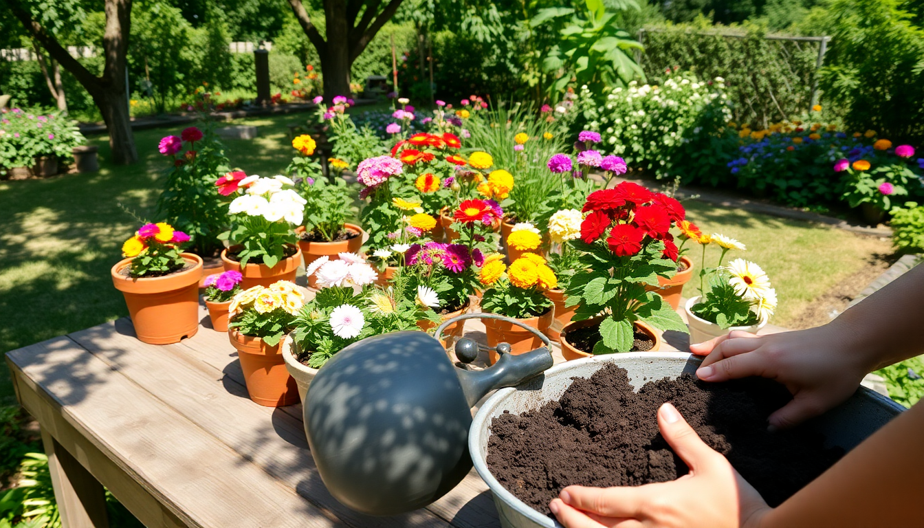 The Perfect Potting Mix for Seasonal Perennials