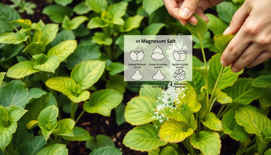 How to Identify and Fix Magnesium Deficiency in Plants Using Epsom Salt