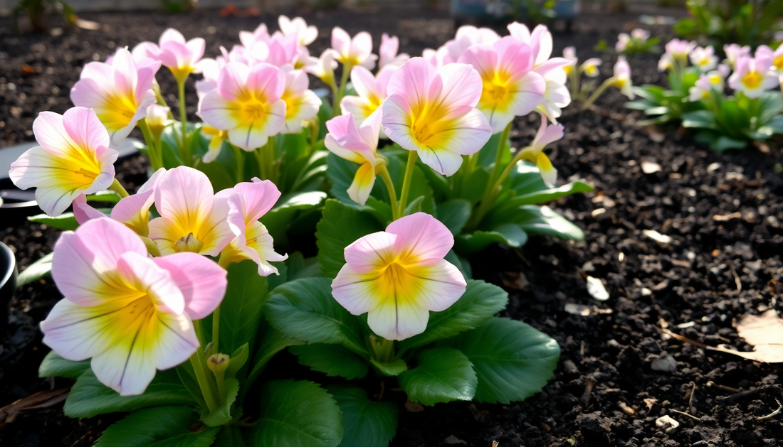 Frost-Hardy Primulas for Early Spring Color in HSR Layout