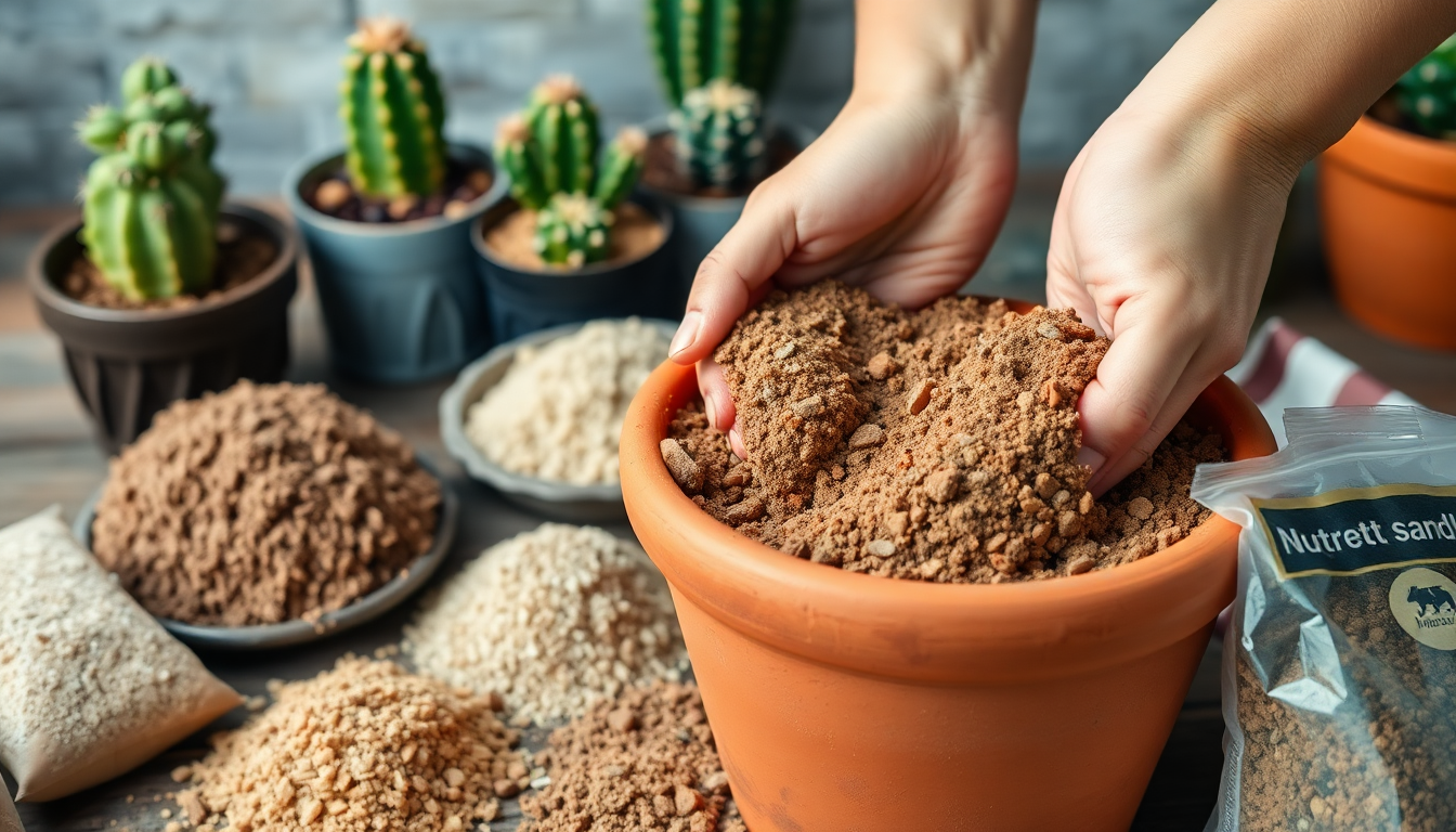 How to Make a DIY Cactus Potting Mix