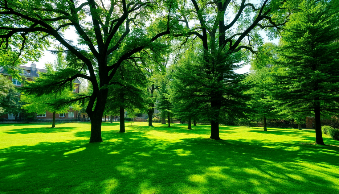 Evergreen Shade Trees That Add Structure to HSR Layout Yards