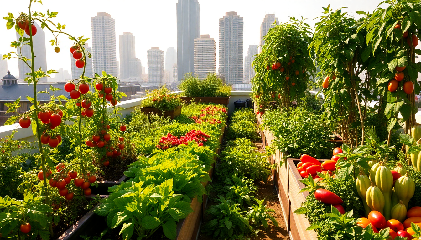 The Best Vegetables for Rooftop Gardens