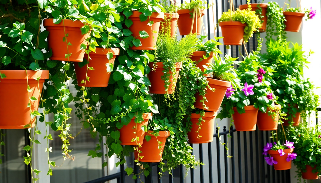 Elevate Your Balcony with These Stunning Hanging Plants for Clay Pots