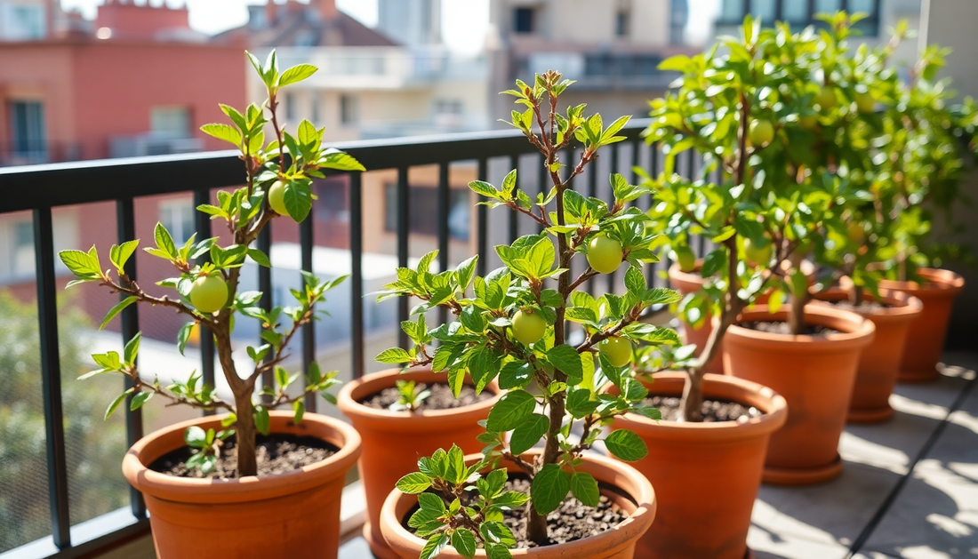 Discover the Joy of Growing Compact Fruit Trees in Terracotta Planters