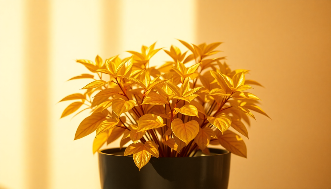 Gold Money Plant in Plastic Pot – Adds Elegance to Your Diwali Decor