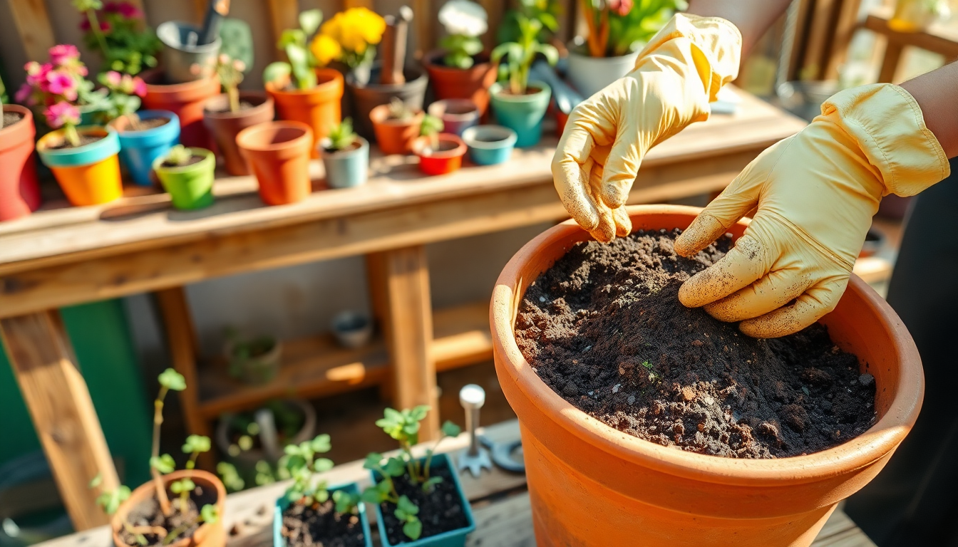 Creating the Perfect Potting Mix for Seasonal Flowering Plants
