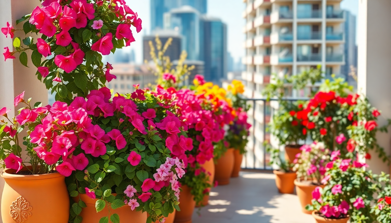 Brighten Up Your South-Facing Balcony: The Best Flowering Plants for Sarjapur